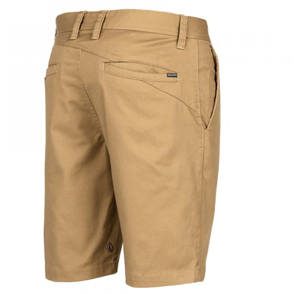 Volcom Mens Frickin Mod Stretch Shorts - Dark Khaki 4 Volcom Mens Frickin Mod Stretch Shorts - Dark Khaki - Image 2