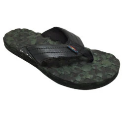 Rainbow Sandals Mens Holoholo - Black/Green Camo