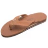 Rainbow Sandals Mens Premier/Classic Leather Double Layer With Arch - Tan/Brown