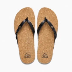 Reef Women's Cushion Court Twist Sandal - Black