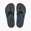 Reef Mens The Ripper - Black/Blue 2 Reef Mens The Ripper - Black/Blue -Surf Pro Shop reef sandals 0017 CI8648 T