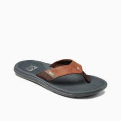 Reef Mens Santa Ana - Grey/Tan -Surf Pro Shop reef 0012 CI5835 MAIN