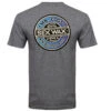 Mr. Zog's Sex Wax Mens Fade Tee - Graphite Heather 1 Mr. Zog's Sex Wax Mens Fade Tee - Graphite Heather -Surf Pro Shop sex wax graphite heather back