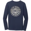 Mr. Zog's Sex Wax Mens Pinstripe L/S Tee - Navy 2 Mr. Zog's Sex Wax Mens Pinstripe L/S Tee - Navy -Surf Pro Shop sex wax longsleeve tee logo back