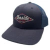 Seaside Surf Shop Vintage Logo Mid Crown Cap - Navy/Blue