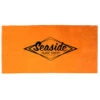 Seaside Surf Shop Vintage Logo Beach Towel - Orange