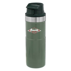 Seaside Surf X Stanley Classic Trigger Action Travel 16oz Mug - Hammertone Green