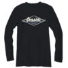 Seaside Surf Shop Mens Vintage Logo L/S Tee - Black