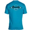Seaside Surf Shop Mens Vintage Logo Tee - Teal -Surf Pro Shop vintage teal tee back