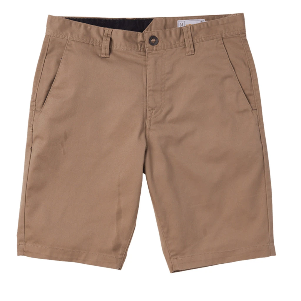 Volcom Mens Frickin Modern Stretch Short - Khaki 3 Volcom Mens Frickin Modern Stretch Short - Khaki