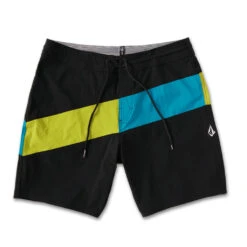 Volcom Mens Channel Liberator Trunk Boardshort - Black