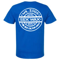 Mr. Zog's Sex Wax Pinstripe Tee - Royal Blue